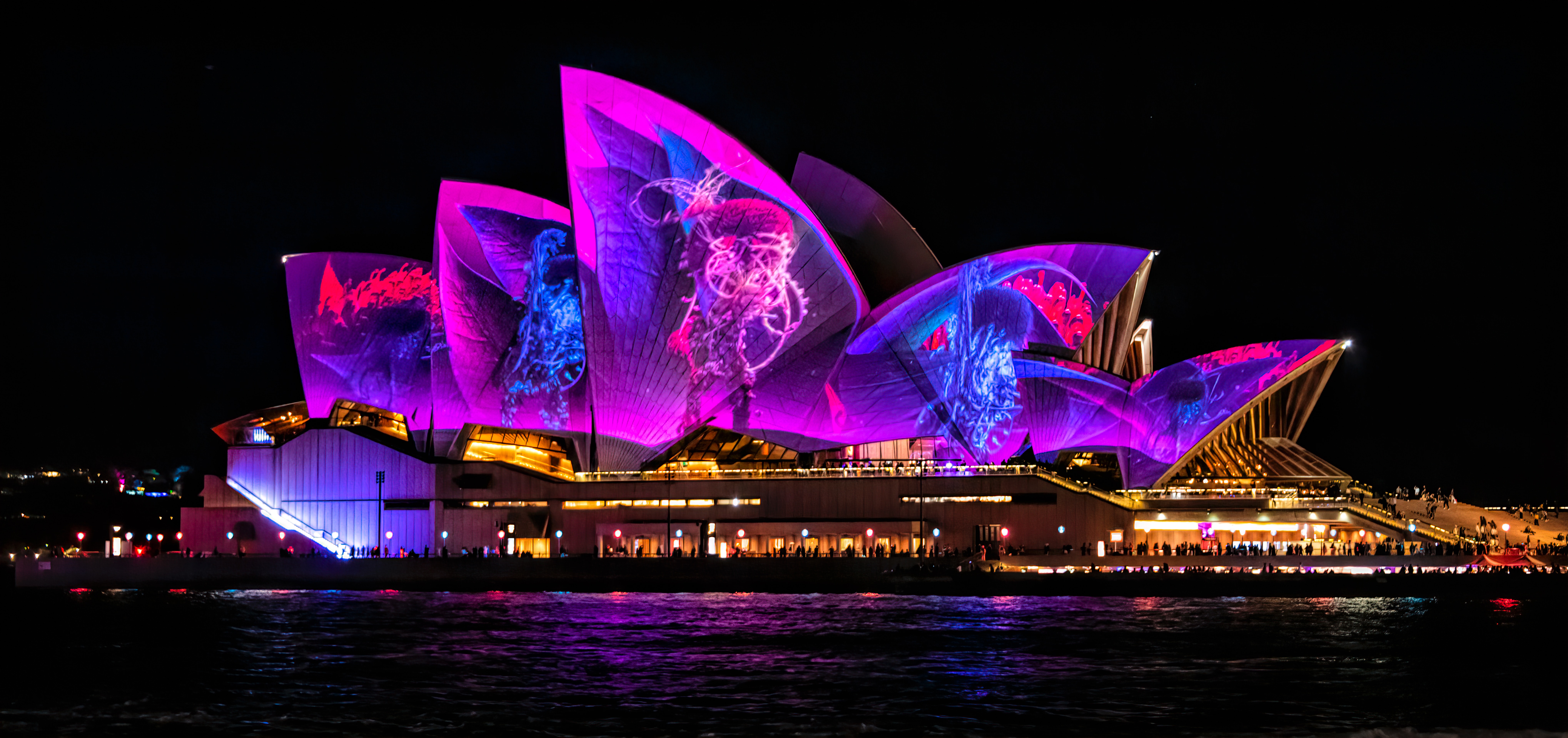 Sydney Opera House at night, Australia