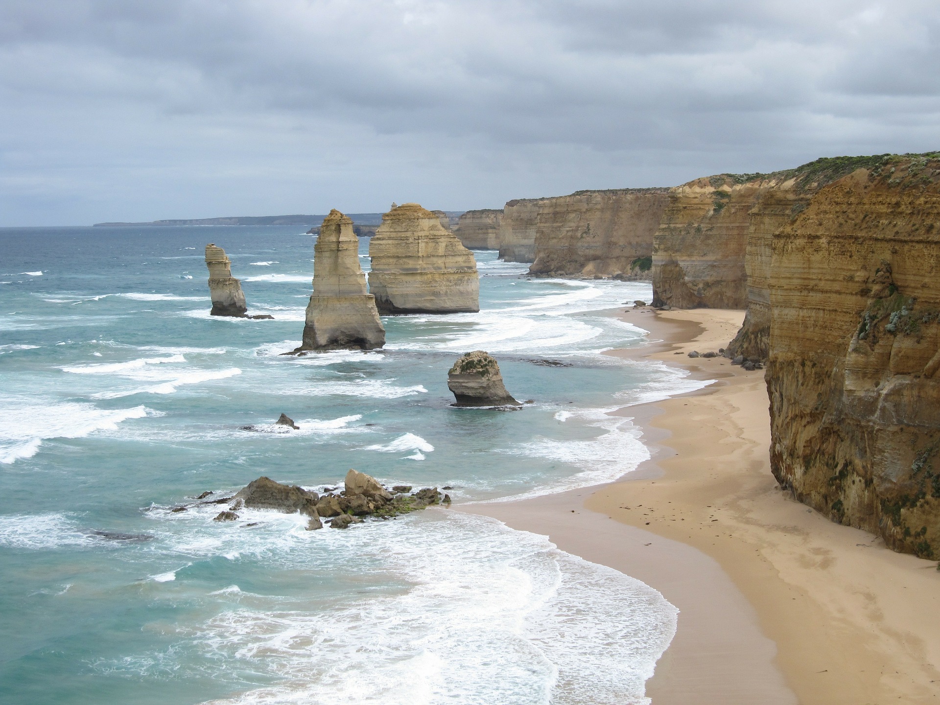 A view of the Great Ocean Road.